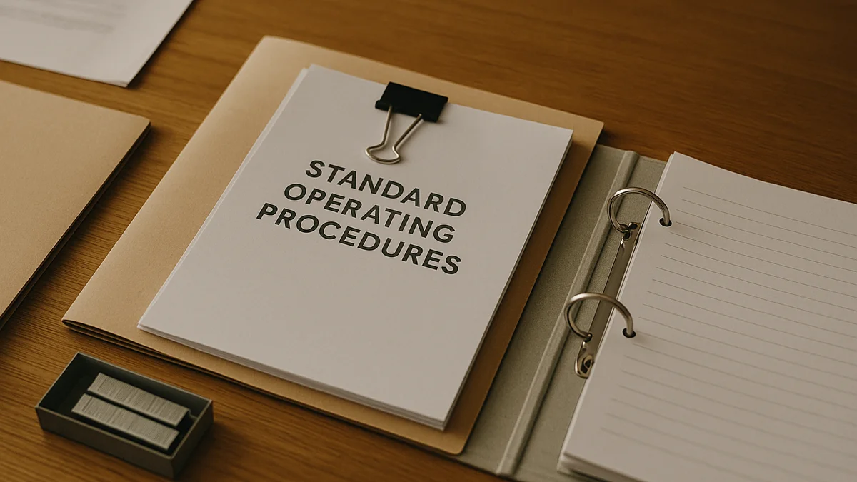Editorial photograph for How to create standard operating procedures that staff use